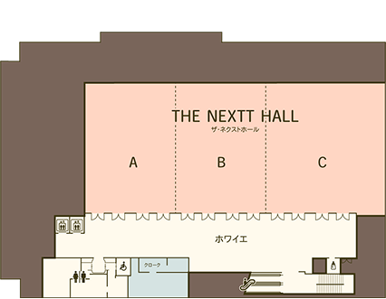 THE NEXTT HALL 4F 会場レイアウト